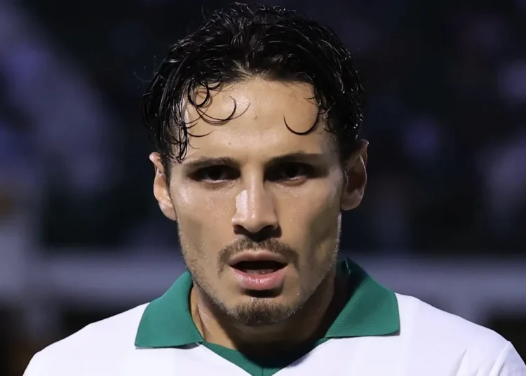 Raphael Veiga, meia do América do México emprestado pelo Palmeiras - Foto: Marcello Zambrana/AGIF